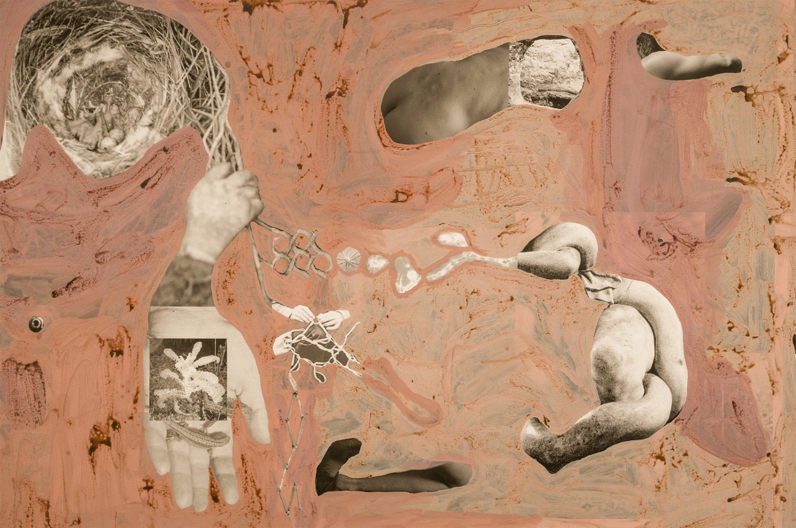 圖十二、《地勢 (關(guān)于時(shí)間，關(guān)于身體)》 (細(xì)節(jié)圖)，O?zlem Alt?n，2019